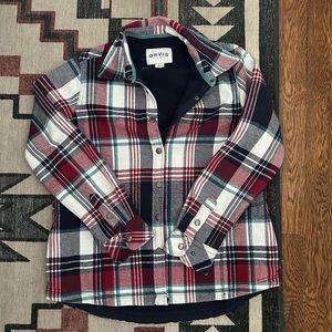 Orvis fleece lined flannel, never worn